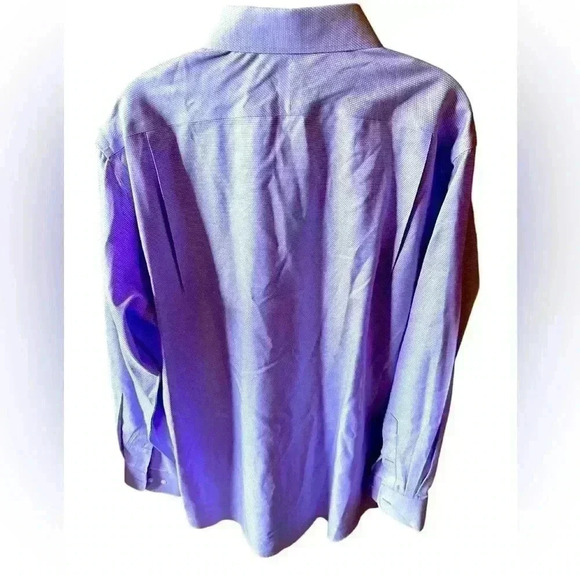 Nordstrom lavender dress shirt size 17 34/35 trim fit. EUC . - Picture 3 of 11
